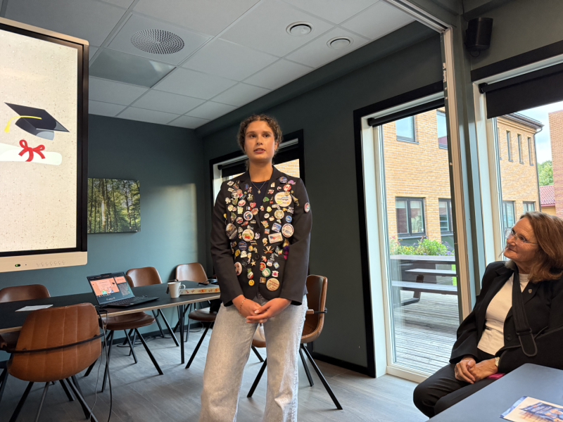 Utvekslingstudent og Sr. egoforedrag