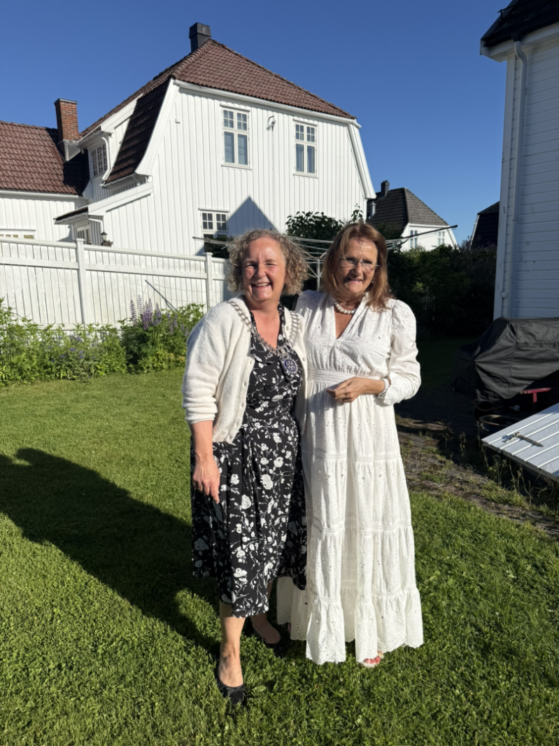 Presidentskifte, nytt medlem og sommerfest